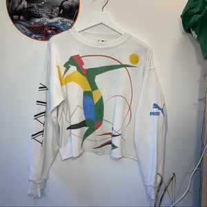 PUMA vintage Olympic crew